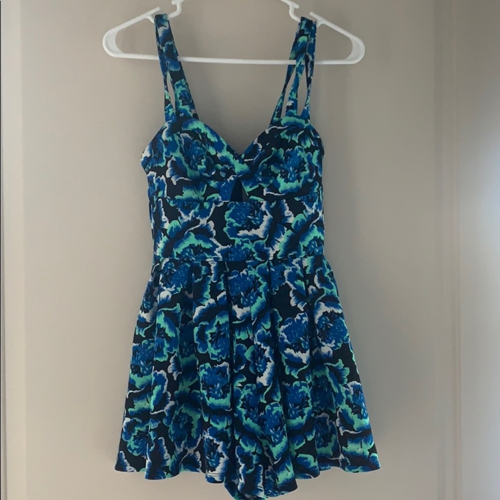 Floral romper dress